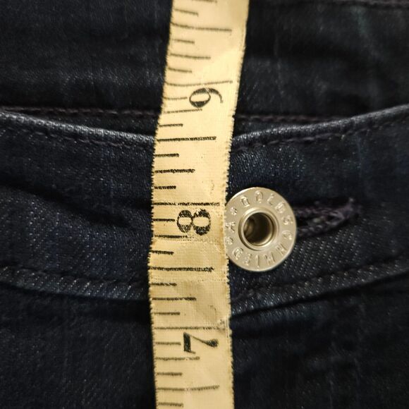 Adriano Goldschmied Womens 30R 33x30 The Stevie Slim Straight Denim Jeans USA - Picture 7 of 8